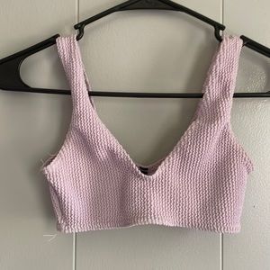 Lavender Swim Bikini Top